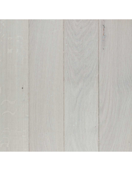 Parquet massif Chêne 14 x 110 Blanchi huilé