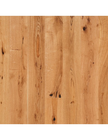 Parquet Contrecollé Chêne Rustique Brossé Verni Mat