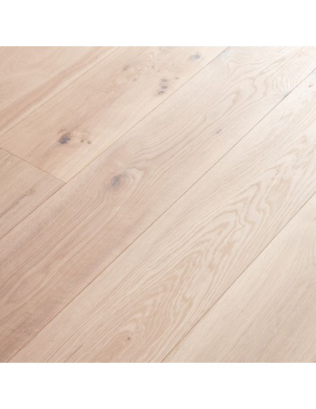 Parquet Contrecollé Chêne Rustique Huilé Blanc Zicleta