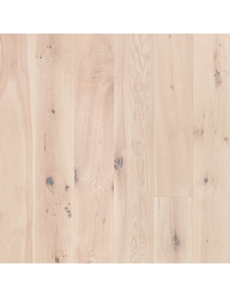 Parquet Contrecollé Chêne Rustique Huilé Blanc Zicleta
