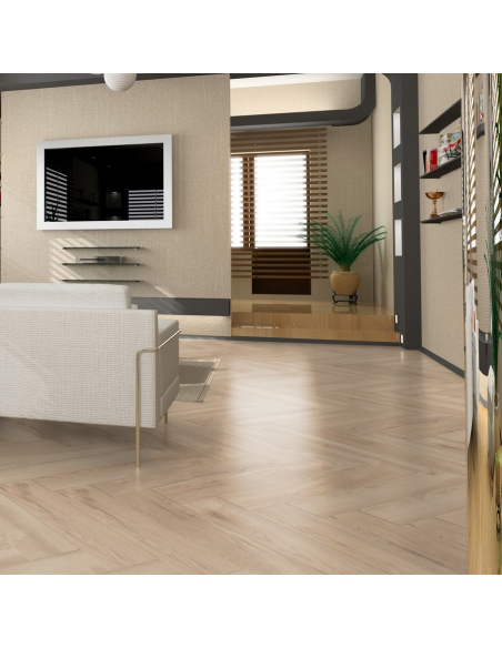 Sol stratifié Bâton rompu 8mm AC4/32 Chêne Toulouse