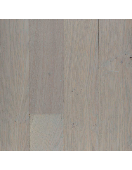 Parquet massif Chêne 14 x 110 Gris Grège huilé