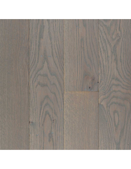 Parquet massif Chêne 14 x 110 Gris Cendré huilé