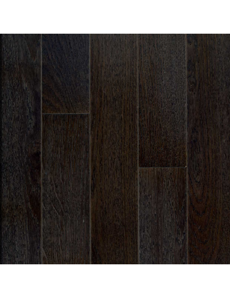 Parquet massif Chêne 14 x 110 Anthracite huilé