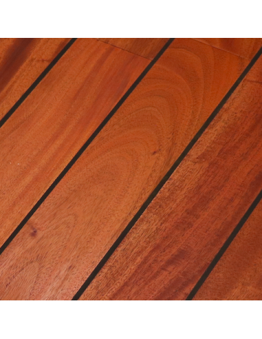 Parquet massif Huilé Acajou joint...