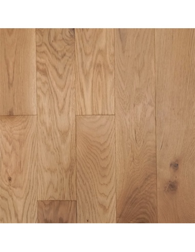 Parquet massif Chêne Brossé Verni Naturaline