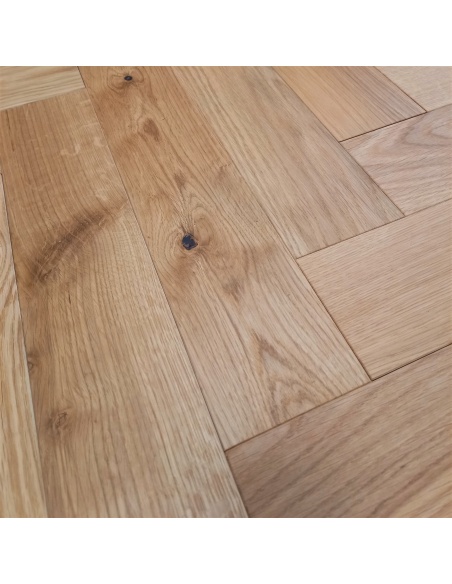 Parquet massif Bâtons Rompus Chêne Rustique Huilé Extra mat 450