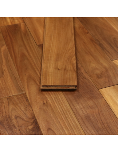 Parquet Massif Teck Select Huilé 12x90