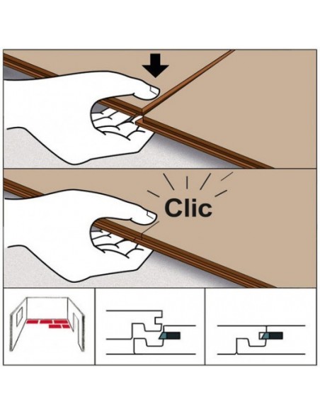 Advanced 8mm AC4/32 Chêne tendance gris