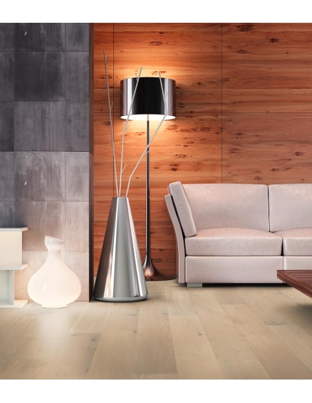 Chêne contrecollé verni blanc Kars 190