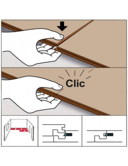 Sol stratifié Amazone 10mm AC5/33 Epicea de Siberie