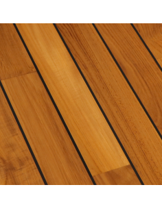 Parquet massif Teck Pont de bateau 2