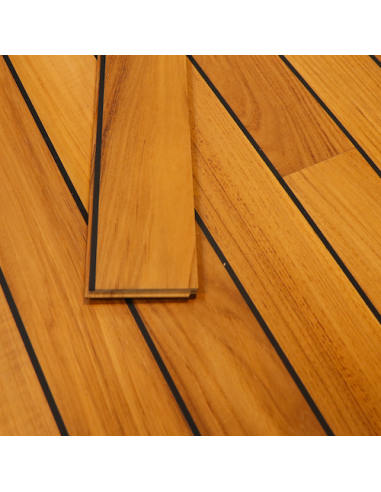 Parquet massif Teck joint pont de...