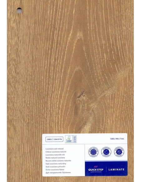 Échantillon Sol Stratifié Quickstep Creo Chêne Louisiana Naturel