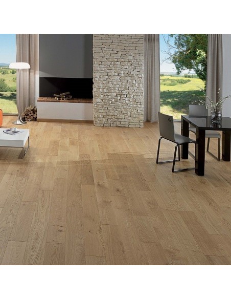 Parquet Diva 184 - 12mm Chêne authentique verni topaze