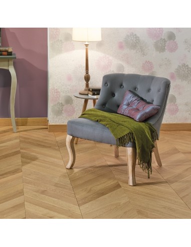 Parquet Point de Hongrie 14mm Chêne classic verni topaze