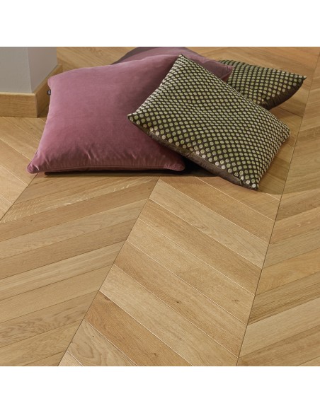 Parquet Point de Hongrie 14mm Chêne classic verni topaze