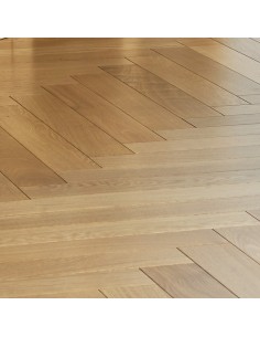 Parquet Bâton rompu 90 - 12mm Chêne classic verni satiné
