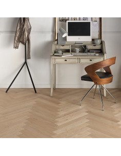 Parquet Bâton rompu 90 - 12mm Chêne authentique huilé tufeau 2