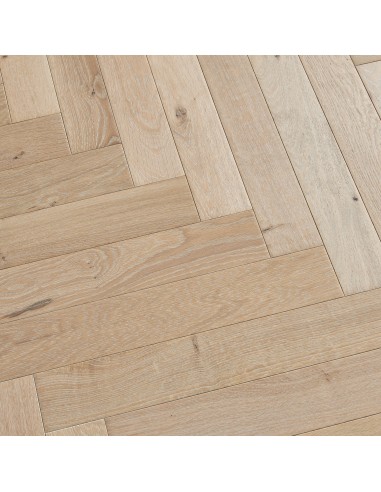 Parquet Bâton rompu 90 - 12mm Chêne authentique huilé tufeau